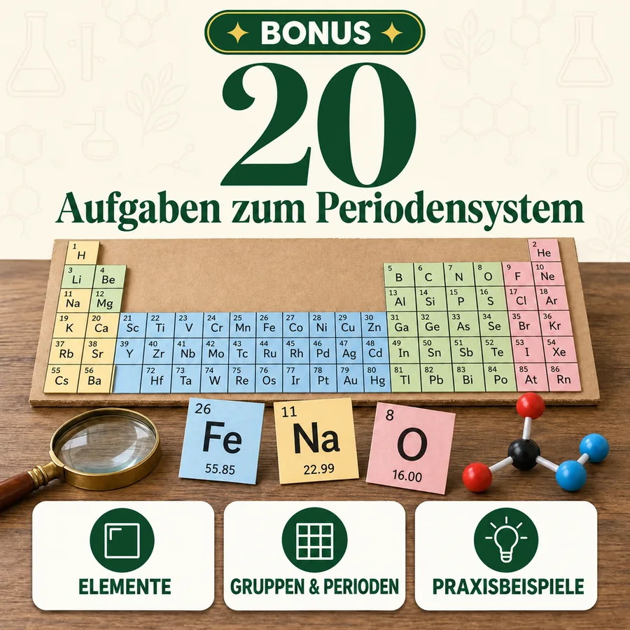 20 Aufgaben zum Periodensystem